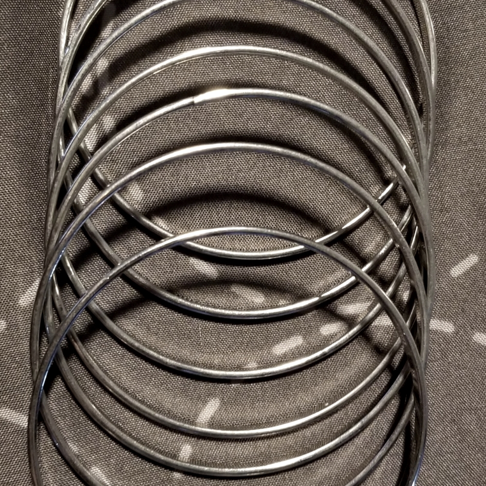 Silver Bangles